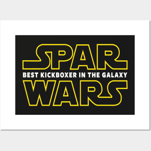 SPAR WARS - BEST KICKBOXER IN THE GALAXY Posters and Art